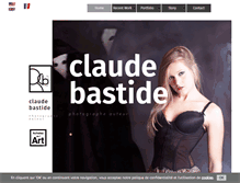Tablet Screenshot of claudebastide.com